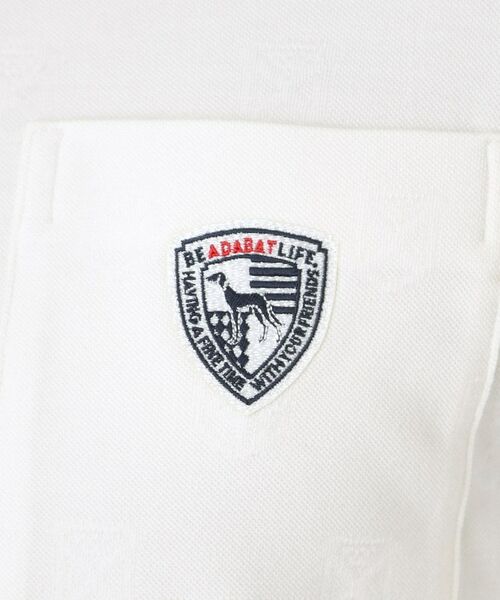 adabat / アダバット ポロシャツ | 【吸湿発熱】小紋ジャカード長袖ポロシャツ | 詳細4