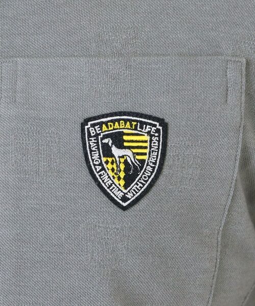 adabat / アダバット ポロシャツ | 【吸湿発熱】小紋ジャカード長袖ポロシャツ | 詳細8