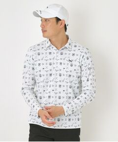 adabat / アダバット ポロシャツ | クラブプリント長袖ポロシャツ