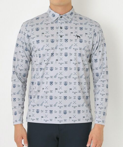 adabat / アダバット ポロシャツ | クラブプリント長袖ポロシャツ | 詳細13