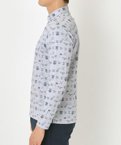 adabat / アダバット ポロシャツ | クラブプリント長袖ポロシャツ | 詳細14