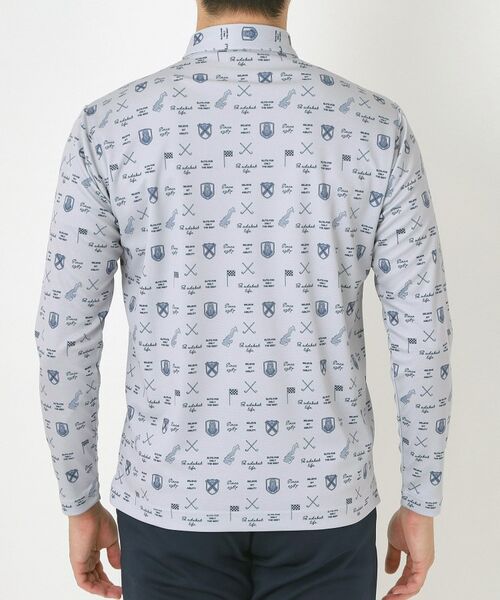 adabat / アダバット ポロシャツ | クラブプリント長袖ポロシャツ | 詳細15