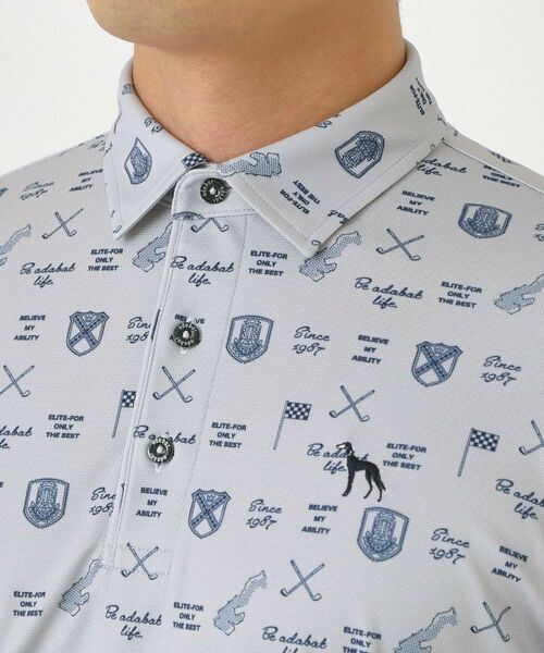 adabat / アダバット ポロシャツ | クラブプリント長袖ポロシャツ | 詳細16