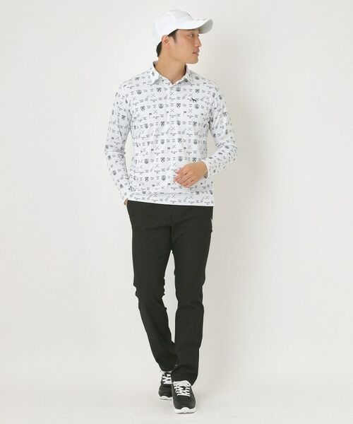 adabat / アダバット ポロシャツ | クラブプリント長袖ポロシャツ | 詳細2