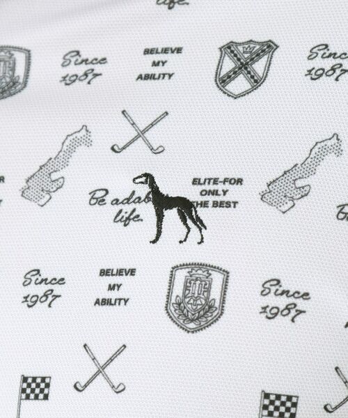 adabat / アダバット ポロシャツ | クラブプリント長袖ポロシャツ | 詳細4