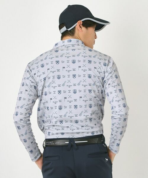 adabat / アダバット ポロシャツ | クラブプリント長袖ポロシャツ | 詳細5