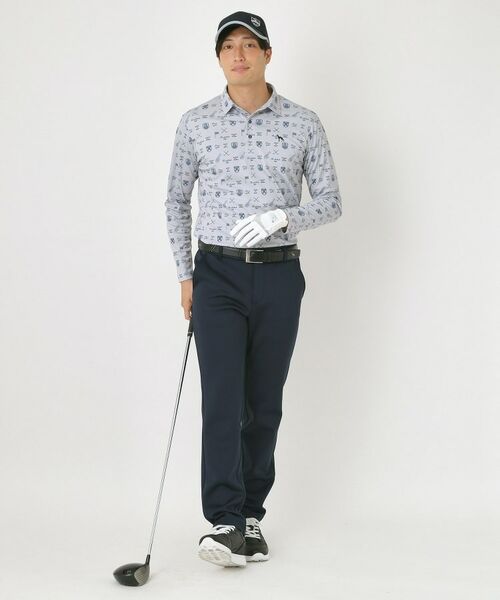 adabat / アダバット ポロシャツ | クラブプリント長袖ポロシャツ | 詳細7