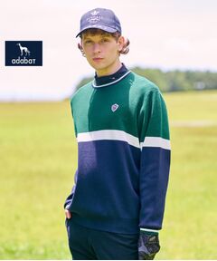 adabat / アダバット ニット・セーター | 【新レーベル ADABAT NAVY】トリコロールクルーニット