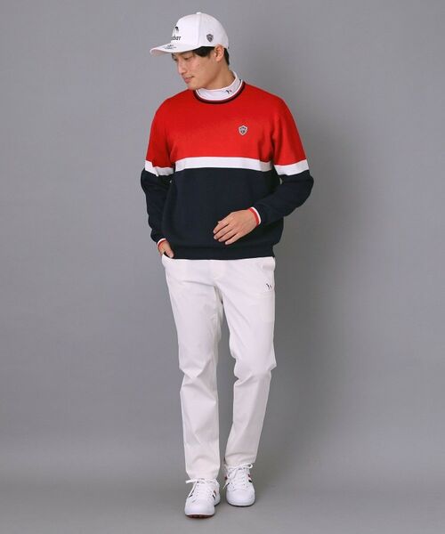 adabat / アダバット ニット・セーター | 【新レーベル ADABAT NAVY】トリコロールクルーニット | 詳細12