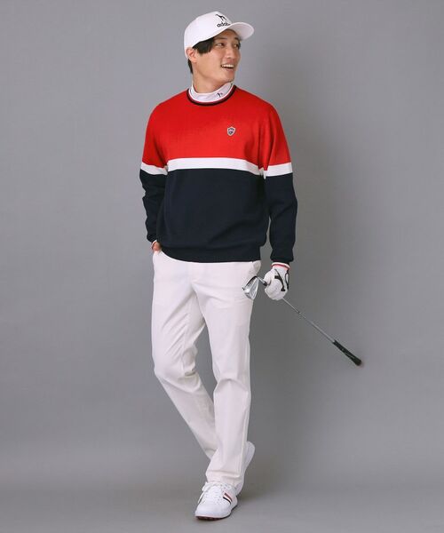 adabat / アダバット ニット・セーター | 【新レーベル ADABAT NAVY】トリコロールクルーニット | 詳細13