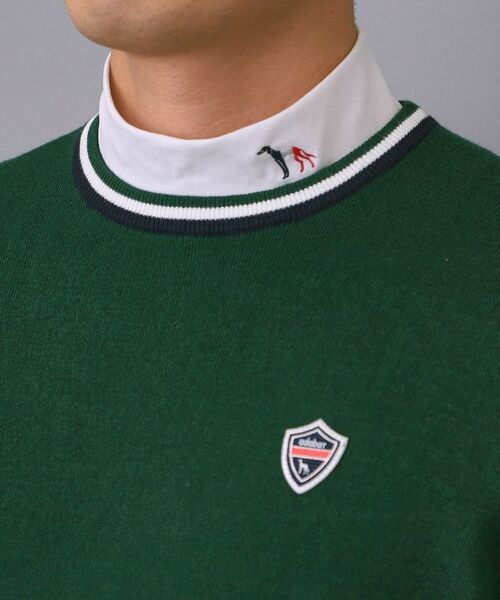 adabat / アダバット ニット・セーター | 【新レーベル ADABAT NAVY】トリコロールクルーニット | 詳細18