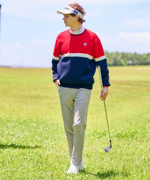 adabat / アダバット ニット・セーター | 【新レーベル ADABAT NAVY】トリコロールクルーニット | 詳細9