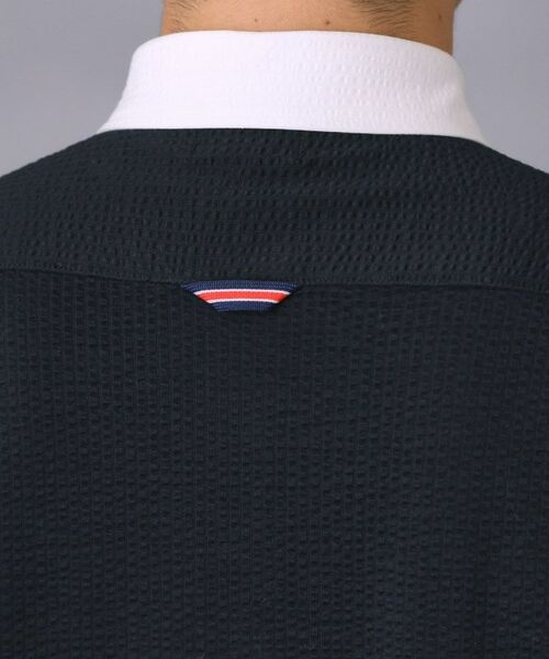 adabat / アダバット ポロシャツ | 【新レーベル ADABAT NAVY】吸水速乾 サッカーストライプ長袖ポロシャツ | 詳細18