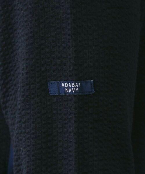 adabat / アダバット ポロシャツ | 【新レーベル ADABAT NAVY】吸水速乾 サッカーストライプ長袖ポロシャツ | 詳細21