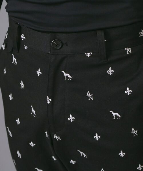adabat / アダバット ショート・ハーフ・半端丈パンツ | 【新レーベル ADABAT NAVY】エンブロイダリーモノグラムクロップドパンツ | 詳細11