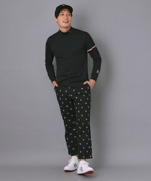 adabat / アダバット ショート・ハーフ・半端丈パンツ | 【新レーベル ADABAT NAVY】エンブロイダリーモノグラムクロップドパンツ | 詳細5