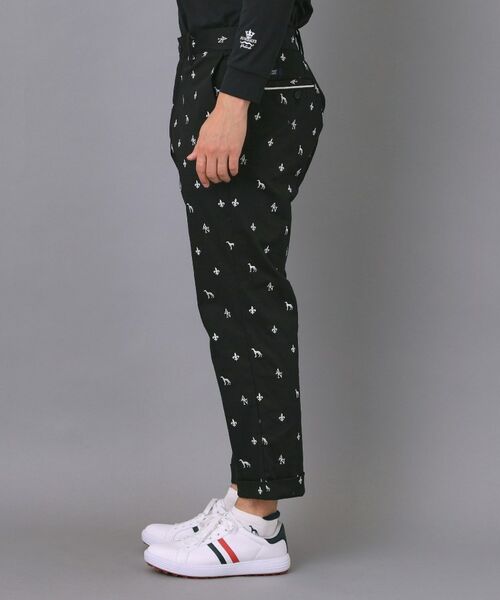 adabat / アダバット ショート・ハーフ・半端丈パンツ | 【新レーベル ADABAT NAVY】エンブロイダリーモノグラムクロップドパンツ | 詳細9