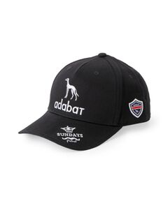 ADABAT ネイビーキャップ フリーサイズ ラウンディッシュイヤーカーブキャップ（キャップ） | adabat