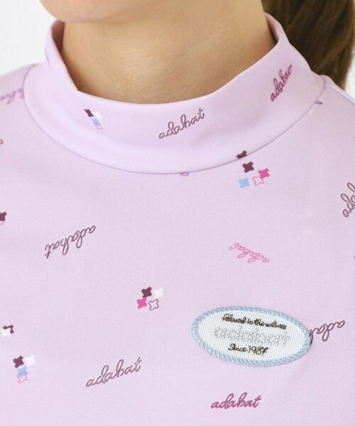 adabat / アダバット カットソー | 千鳥小紋モックネックプルオーバー | 詳細16