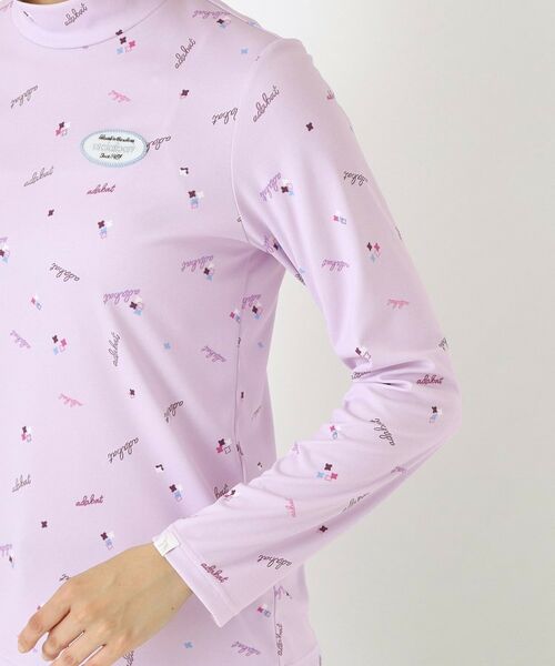 adabat / アダバット カットソー | 千鳥小紋モックネックプルオーバー | 詳細17