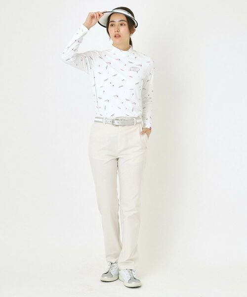 adabat / アダバット カットソー | 千鳥小紋モックネックプルオーバー | 詳細2