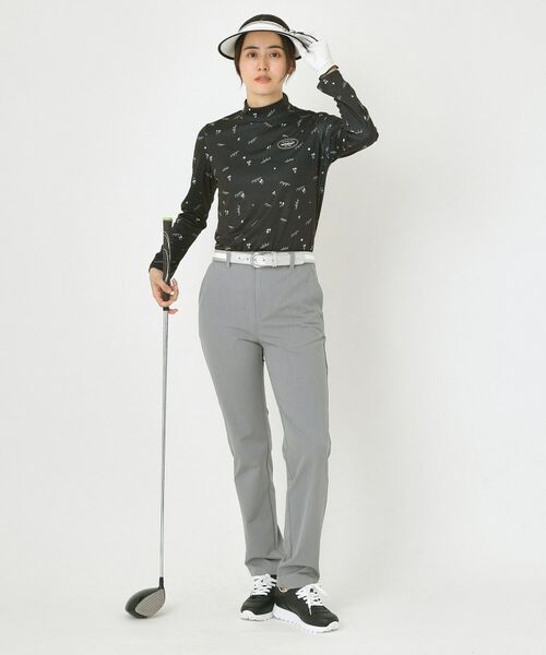 adabat / アダバット カットソー | 千鳥小紋モックネックプルオーバー | 詳細7