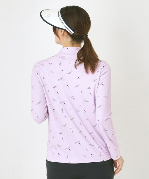 adabat / アダバット カットソー | 千鳥小紋モックネックプルオーバー | 詳細9