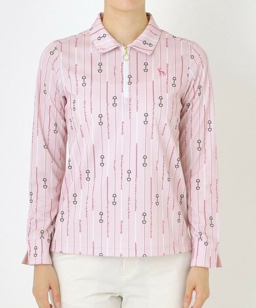 adabat / アダバット ポロシャツ | 【吸水速乾】ビットストライプ長袖ポロシャツ | 詳細10