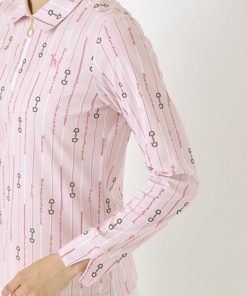 adabat / アダバット ポロシャツ | 【吸水速乾】ビットストライプ長袖ポロシャツ | 詳細14