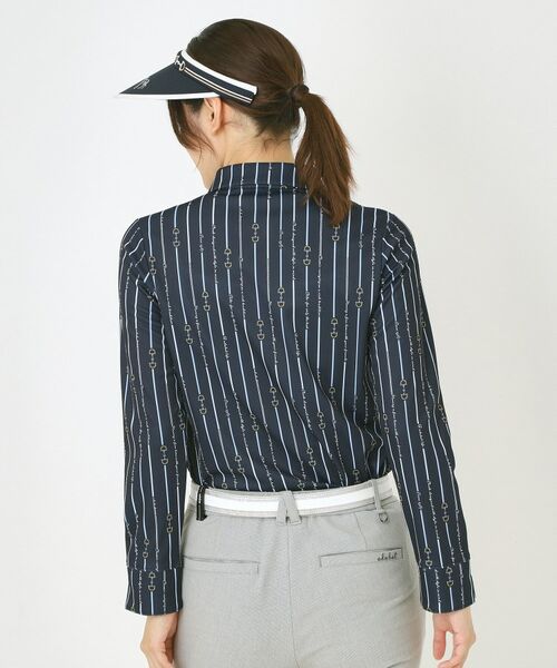 adabat / アダバット ポロシャツ | 【吸水速乾】ビットストライプ長袖ポロシャツ | 詳細6