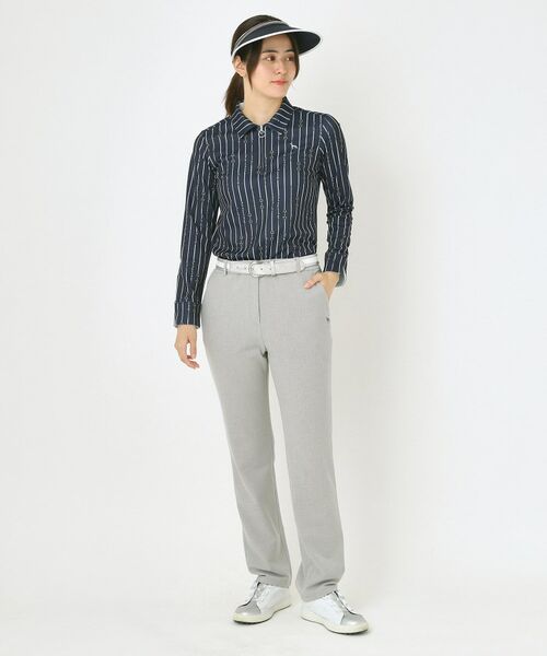 adabat / アダバット ポロシャツ | 【吸水速乾】ビットストライプ長袖ポロシャツ | 詳細7