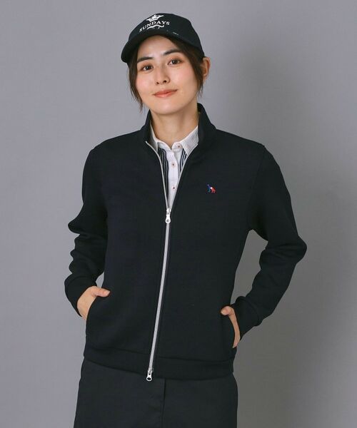 adabat / アダバット レザーブルゾン・ジャケット | 【ADABAT NAVY】ライトスムースジップブルゾン | 詳細9