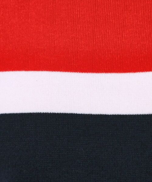 adabat / アダバット ニット・セーター | 【ADABAT NAVY】トリコロールスプリットカラーニット | 詳細12