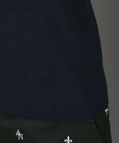 adabat / アダバット ニット・セーター | 【ADABAT NAVY】トリコロールスプリットカラーニット | 詳細21
