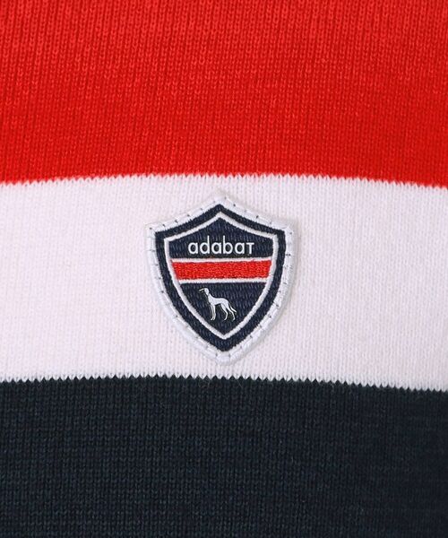 adabat / アダバット ニット・セーター | 【ADABAT NAVY】トリコロールスプリットカラーニット | 詳細22