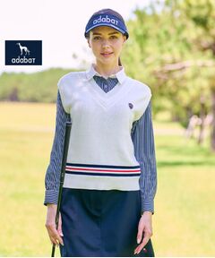 adabat / アダバット ベスト | 【ADABAT NAVY】オフショルダーチルデンベスト