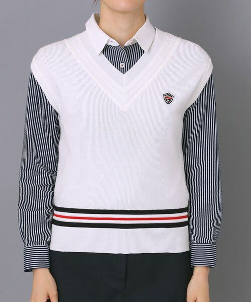 adabat / アダバット ベスト | 【ADABAT NAVY】オフショルダーチルデンベスト | 詳細12