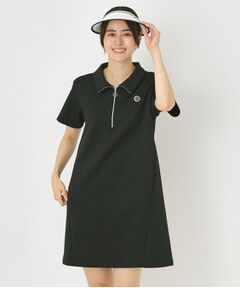 adabat / アダバット ワンピース | ライトスムースハーフジップワンピース