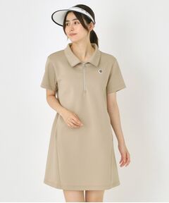 adabat / アダバット ワンピース | ライトスムースハーフジップワンピース