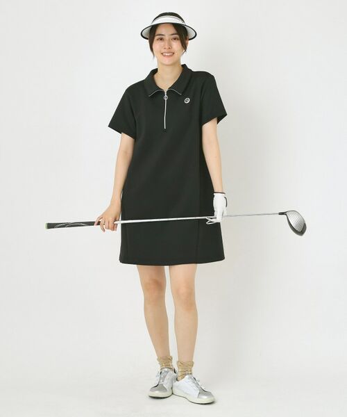 adabat / アダバット ワンピース | ライトスムースハーフジップワンピース | 詳細3