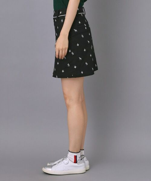 adabat / アダバット ミニ・ひざ丈スカート | 【ADABAT NAVY】エンブロイダリーモノグラムスカート | 詳細7
