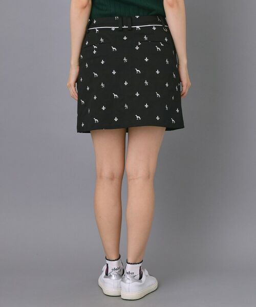 adabat / アダバット ミニ・ひざ丈スカート | 【ADABAT NAVY】エンブロイダリーモノグラムスカート | 詳細8