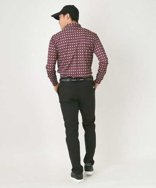 adabat / アダバット ポロシャツ | 【UVカット・吸水速乾】アスコットプリント長袖ポロシャツ | 詳細13