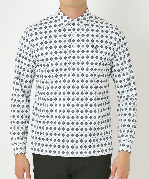 adabat / アダバット ポロシャツ | 【UVカット・吸水速乾】アスコットプリント長袖ポロシャツ | 詳細16