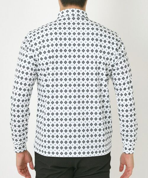 adabat / アダバット ポロシャツ | 【UVカット・吸水速乾】アスコットプリント長袖ポロシャツ | 詳細18