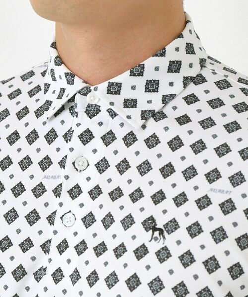 adabat / アダバット ポロシャツ | 【UVカット・吸水速乾】アスコットプリント長袖ポロシャツ | 詳細19