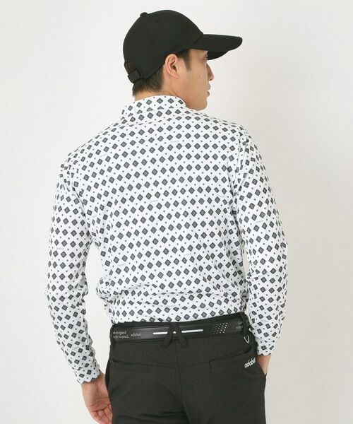adabat / アダバット ポロシャツ | 【UVカット・吸水速乾】アスコットプリント長袖ポロシャツ | 詳細2