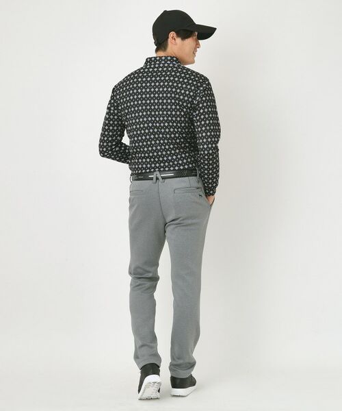 adabat / アダバット ポロシャツ | 【UVカット・吸水速乾】アスコットプリント長袖ポロシャツ | 詳細9