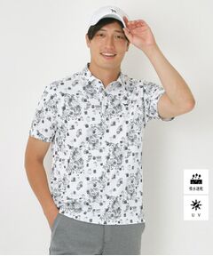 adabat / アダバット ポロシャツ | 【UVカット・吸水速乾】デジタルペイズリーポロシャツ