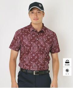 adabat / アダバット ポロシャツ | 【UVカット・吸水速乾】デジタルペイズリーポロシャツ